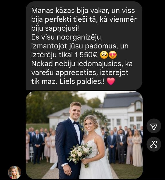 Līgavas atsauksme 1